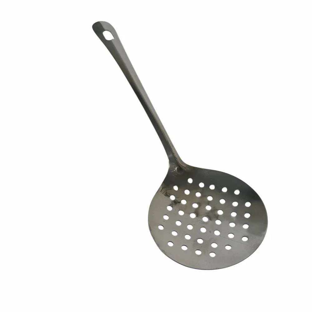 Stainless Steel Kitchen Skimmer Strainer Slotted‎ Spoon 13
